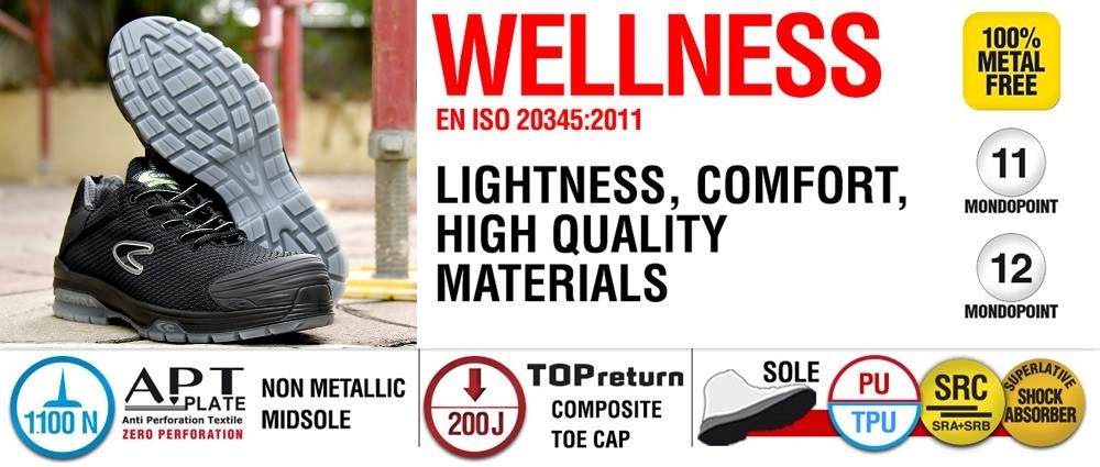 Παπούτσια ασφαλείας Cofra wellness